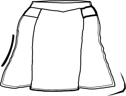 Knee Length Skirt - MyValet